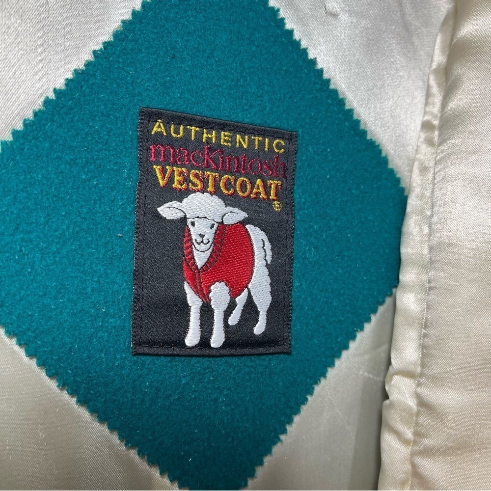 Vintage Green Wool Hooded Jacket Indie Hipster Retro Vest Pea Coat Cottagecore - Picture 10 of 16